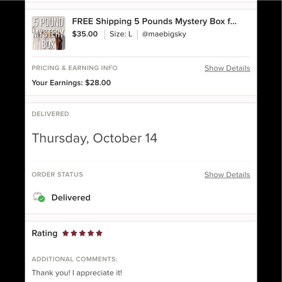 5 Stars 5LB Mystery Box Full of Clothes/goodies/treasure 30 dollars - Picture 7 of 8